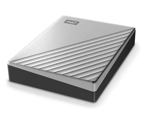 WD My Passport Ultra 4TB USB 3.2 Gen. 1 Srebrny - 530427 - zdjęcie 4
